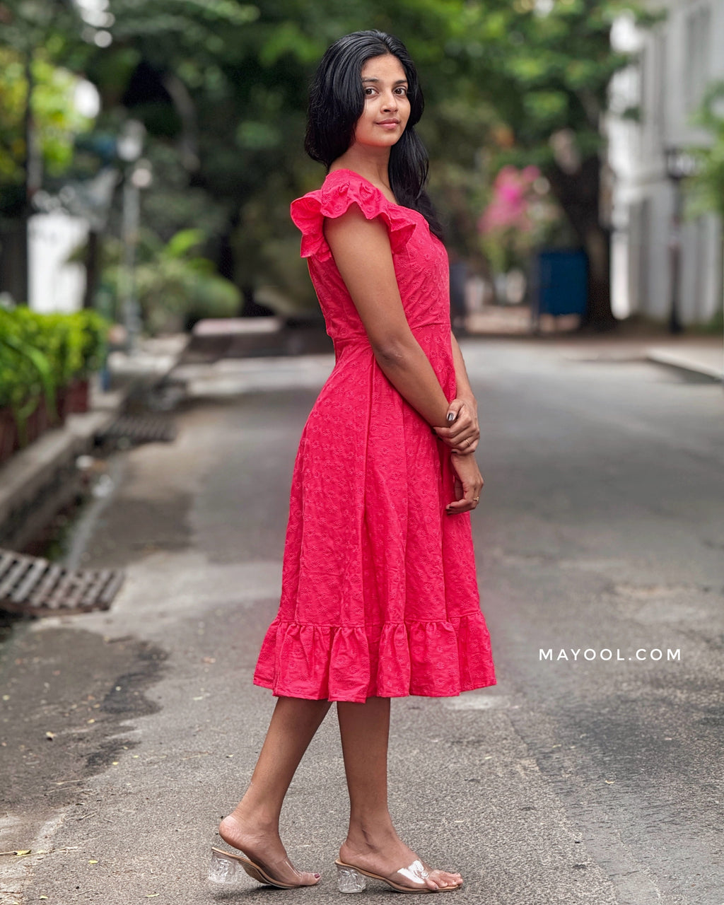 Pink Punch Hakoba Flare Dresses