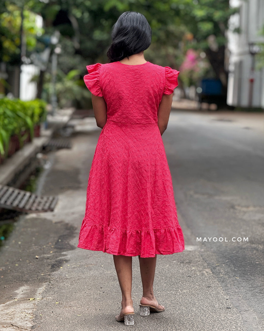 Pink Punch Hakoba Flare Dresses
