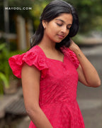 Pink Punch Hakoba Flare Dresses