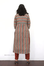 Sandal Arrow Block Print Cotton Kurta