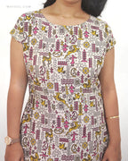 Sandal Kalamkari Cotton Kurta