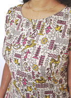 Sandal Kalamkari Cotton Kurta