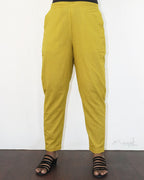Saffron Yellow Floral Printed Kurta