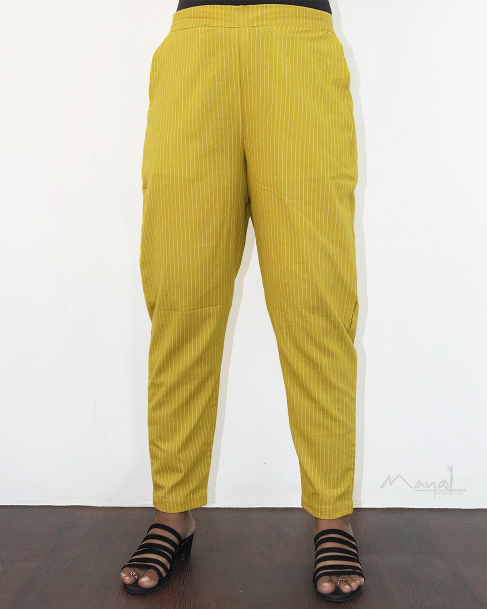 Saffron Yellow Floral Printed Kurta