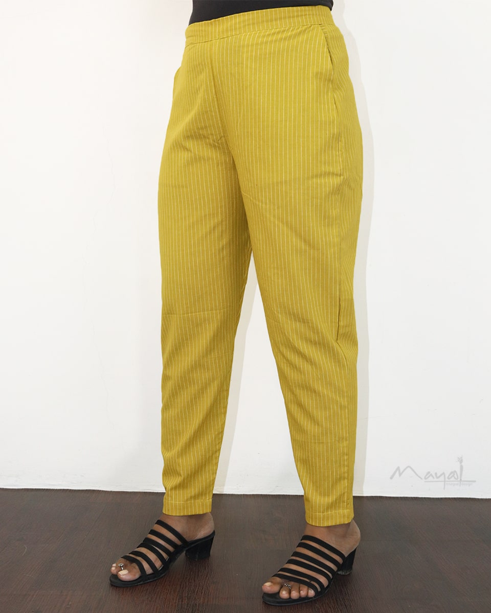 Saffron Yellow Floral Printed Kurta