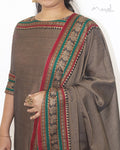 Beige Narayanpet Traditional Cotton Kurta