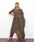 Beige Narayanpet Traditional Cotton Kurta