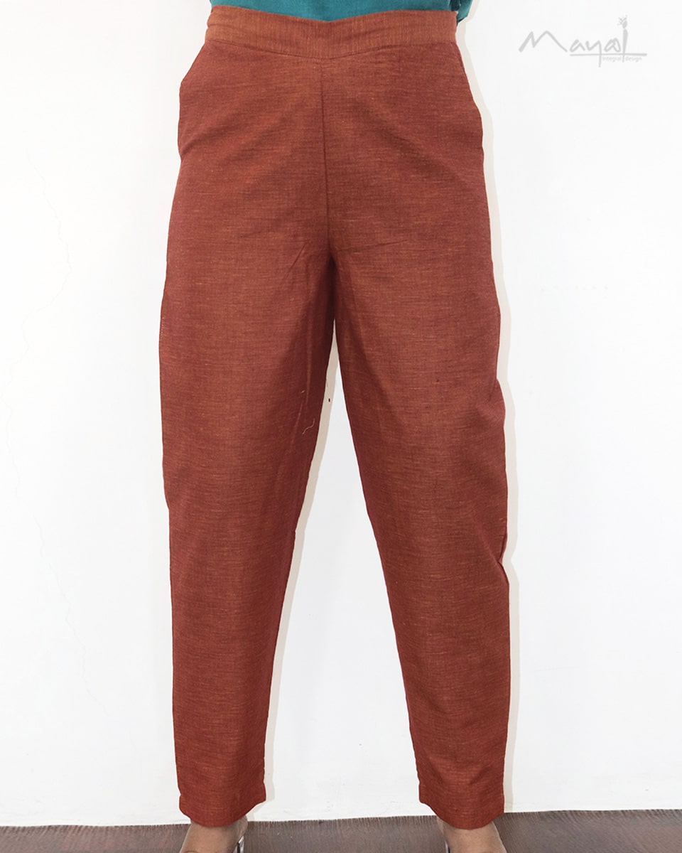 Bronze Orange Cotton Kurta