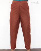 Bronze Orange Cotton Kurta