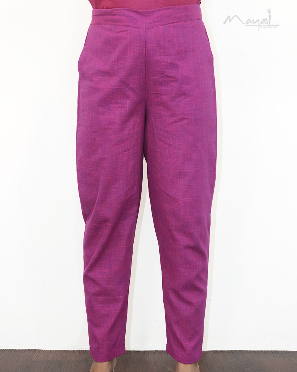 Fuchsia Pink Cotton Kurta