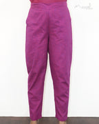Fuchsia Pink Cotton Kurta