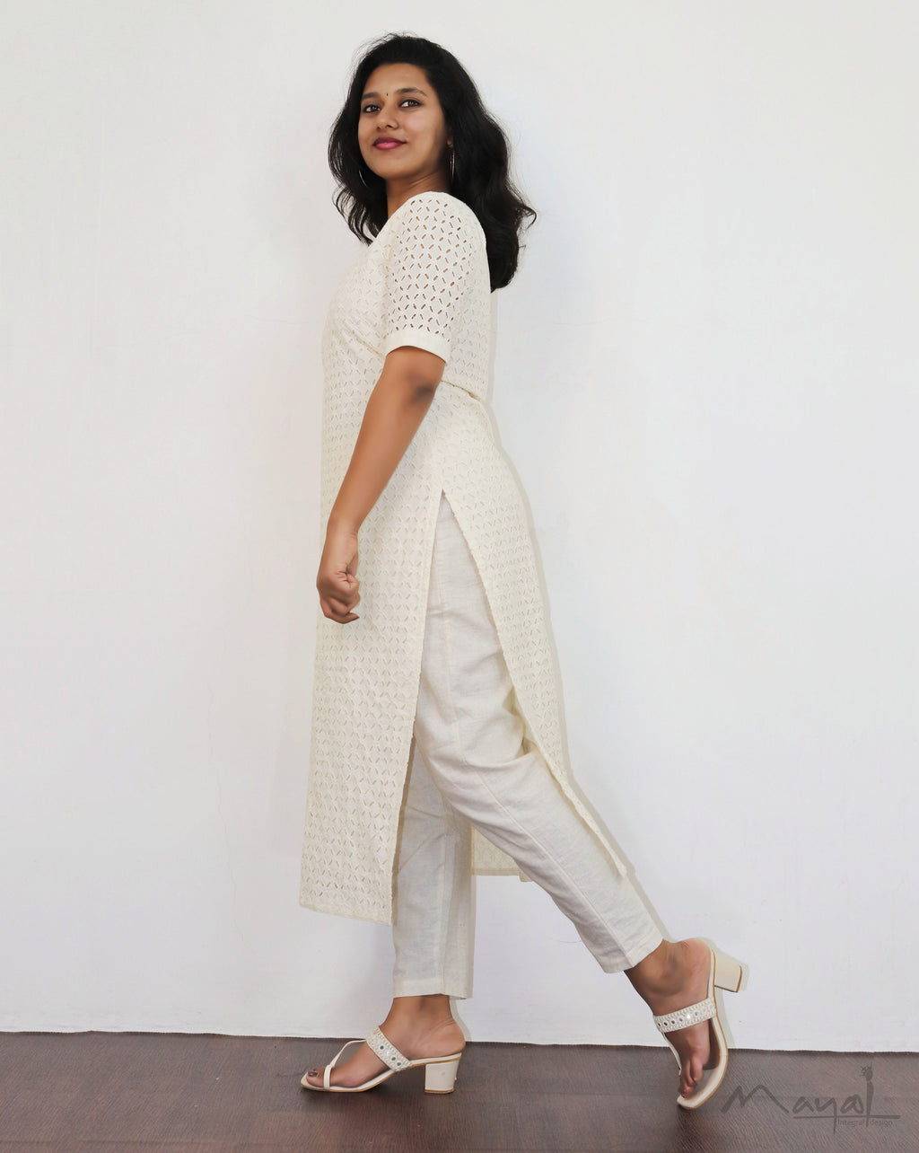 Off-white Cotton Hakoba Kurta