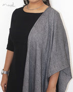 Black Cotton Kurta
