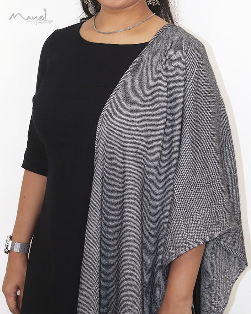 Black Cotton Kurta
