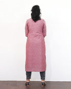 Super Pink Cotton Kurta