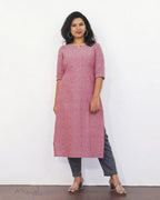 Super Pink Cotton Kurta