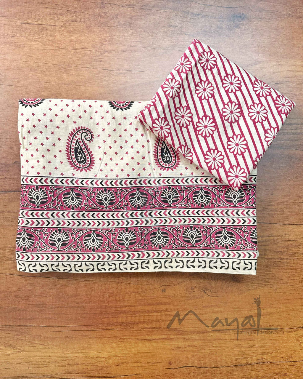 Sandal Pink Kalamkari Saree SA011